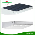 Luzes solares ao ar livre, luz de sensor de movimento de LED L60 de 760, quadro de liga de alumínio impermeável Segurança ao ar livre sem fio luz solar jardim jardim pátio parede luz